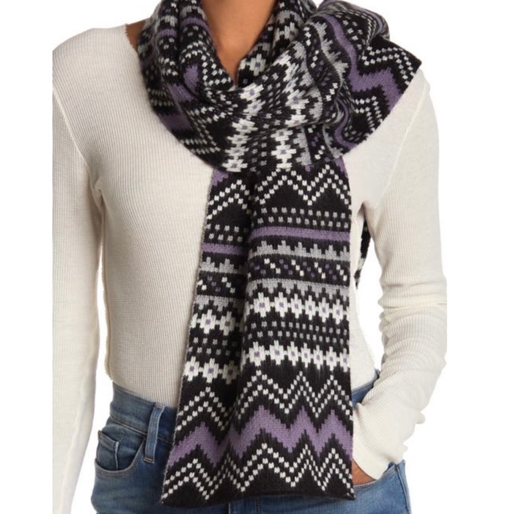 Frye & Co Fair Isle Knit Scarf #32